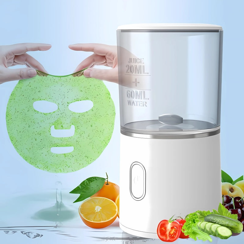 Rechargeable Mini Face Mask Machine for DIY Skincare at Home