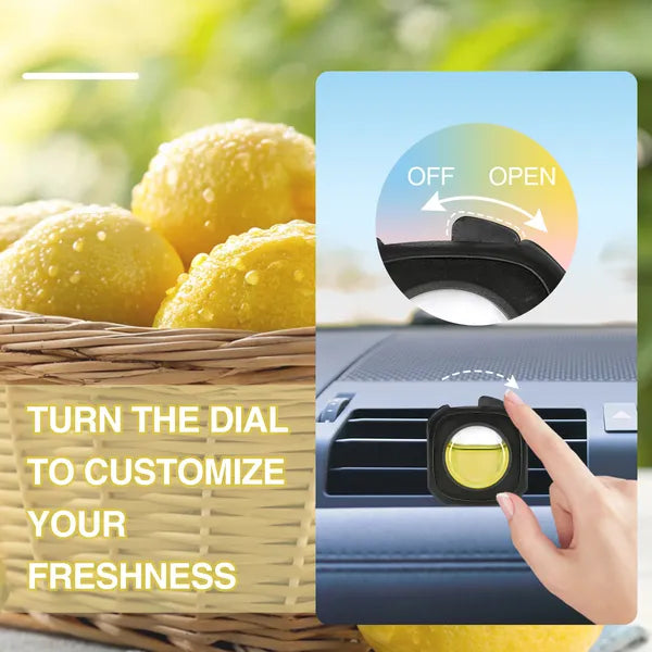 6-Pack Lemon Scent Car Vent Clip Air Freshener Long Lasting