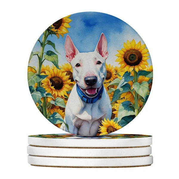 Silky Terrier Sandstone Coasters Set Decorative Drink Coasters