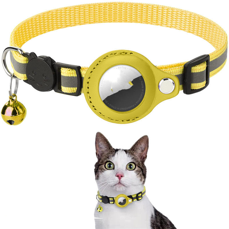 Premium Reflective Airtag Pet Collar Waterproof Protective Case