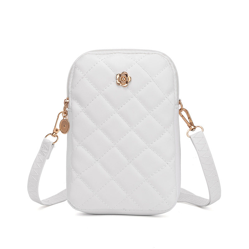 Simple All Match Vertical Crossbody Bag One Shoulder Casual Everyday Bag for Women
