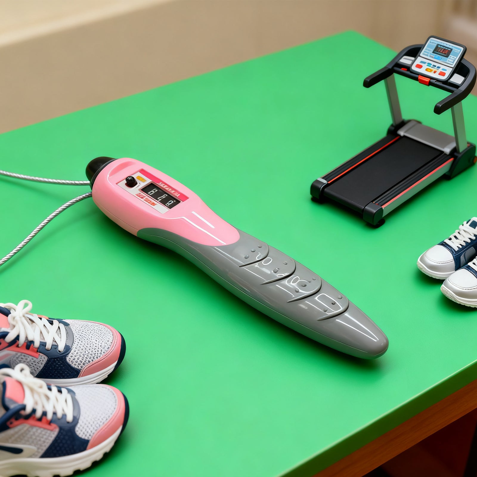 Jump Rope with Counter for Fitness Workout and Calorie Tracking
