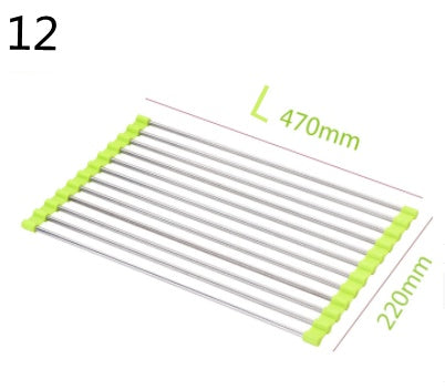 Folding Stainless Steel Kitchen Sink Rack