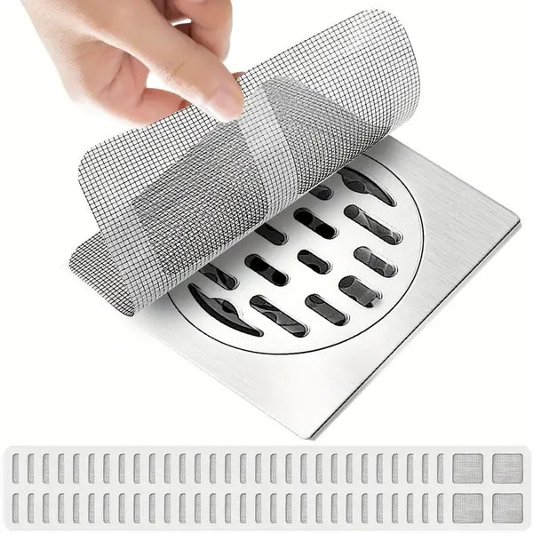 Disposable Drain Hair Catcher Stickers Mesh Filter Covers Set
