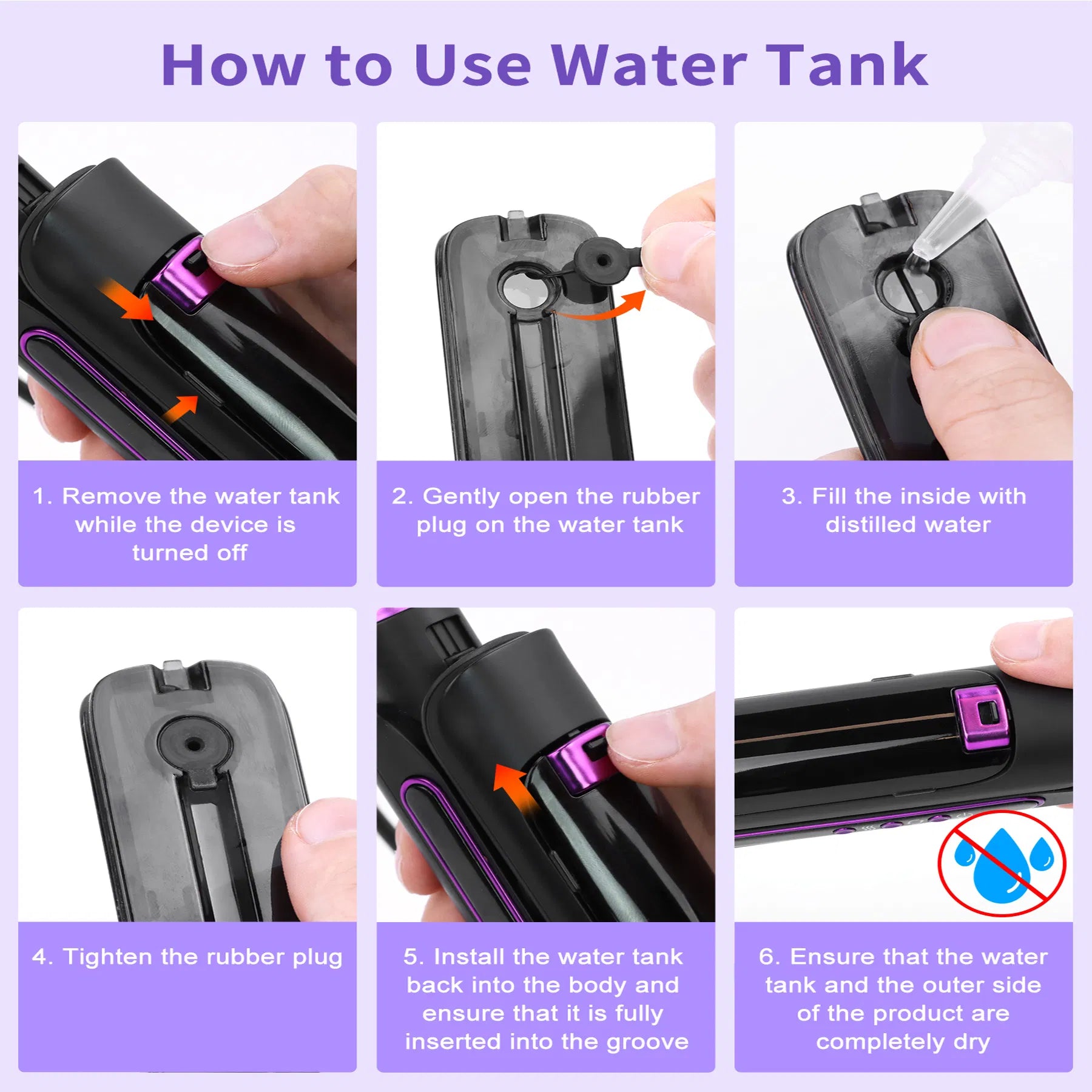 Professional Steam Hair Straightener - Titanium Anti-Frizz Flat Iron