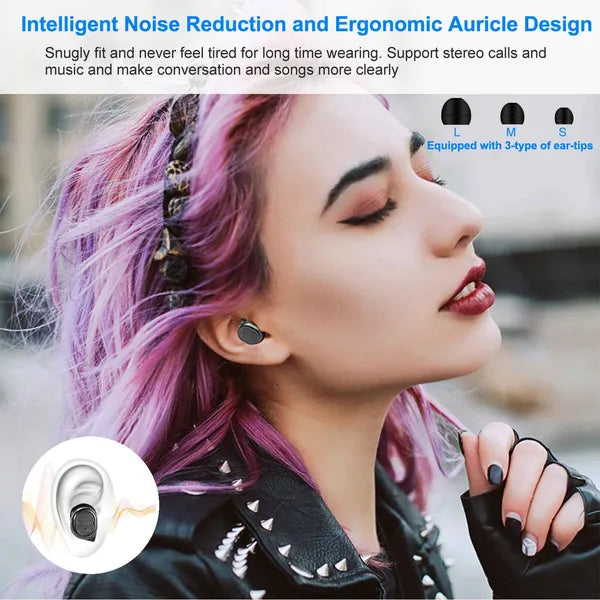 TWS Wireless 5.0 Earbuds Touch Control Stereo Earphones