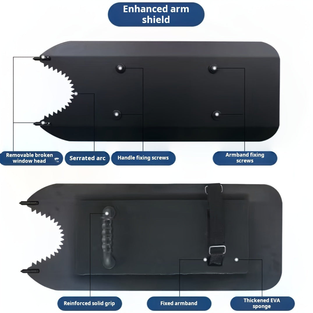 High-Strength Aluminum Alloy Tactical Training Arm Shield