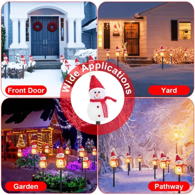 Christmas Santa Landscape Light Waterproof Outdoor Decorative Lamp