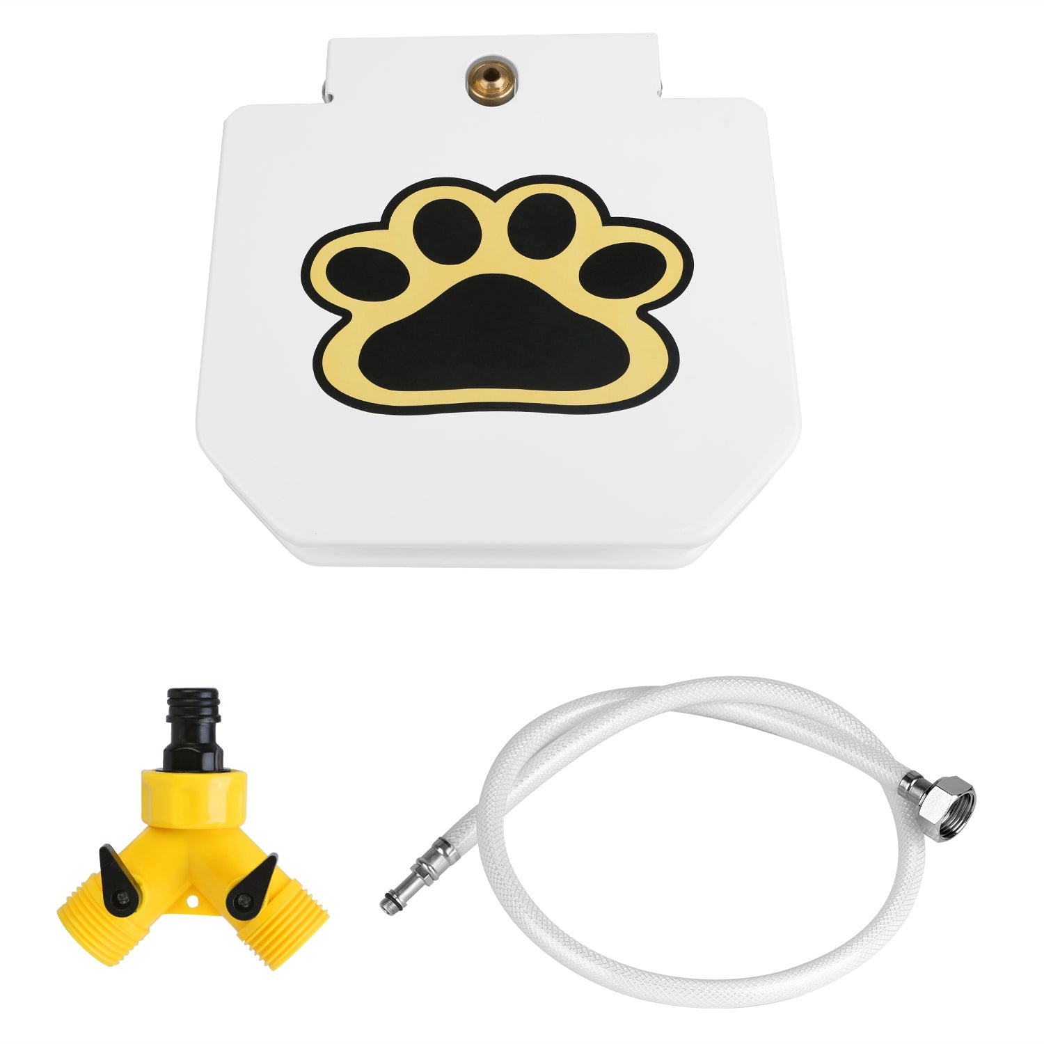 Outdoor Dog Water Fountain Step On Paw Activated Drinking Sprinkler