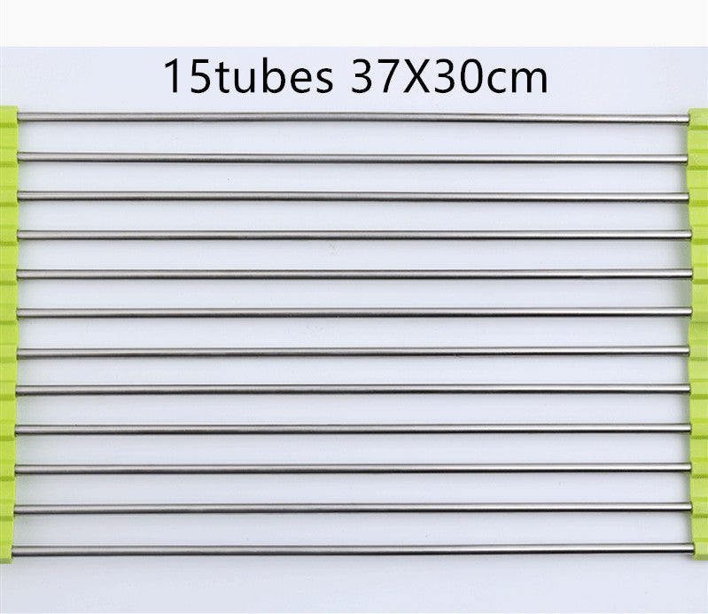 Folding Stainless Steel Kitchen Sink Rack