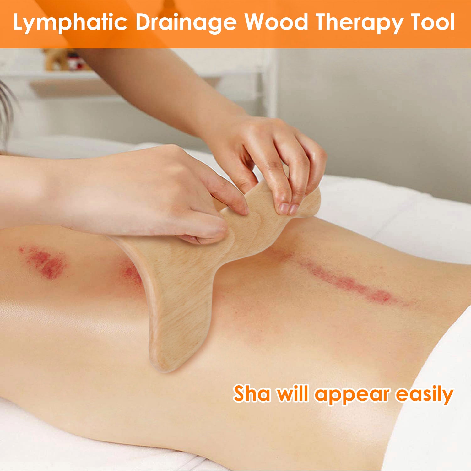 Wood Therapy Massage Tool Wooden Paddle for Body Massage Relief