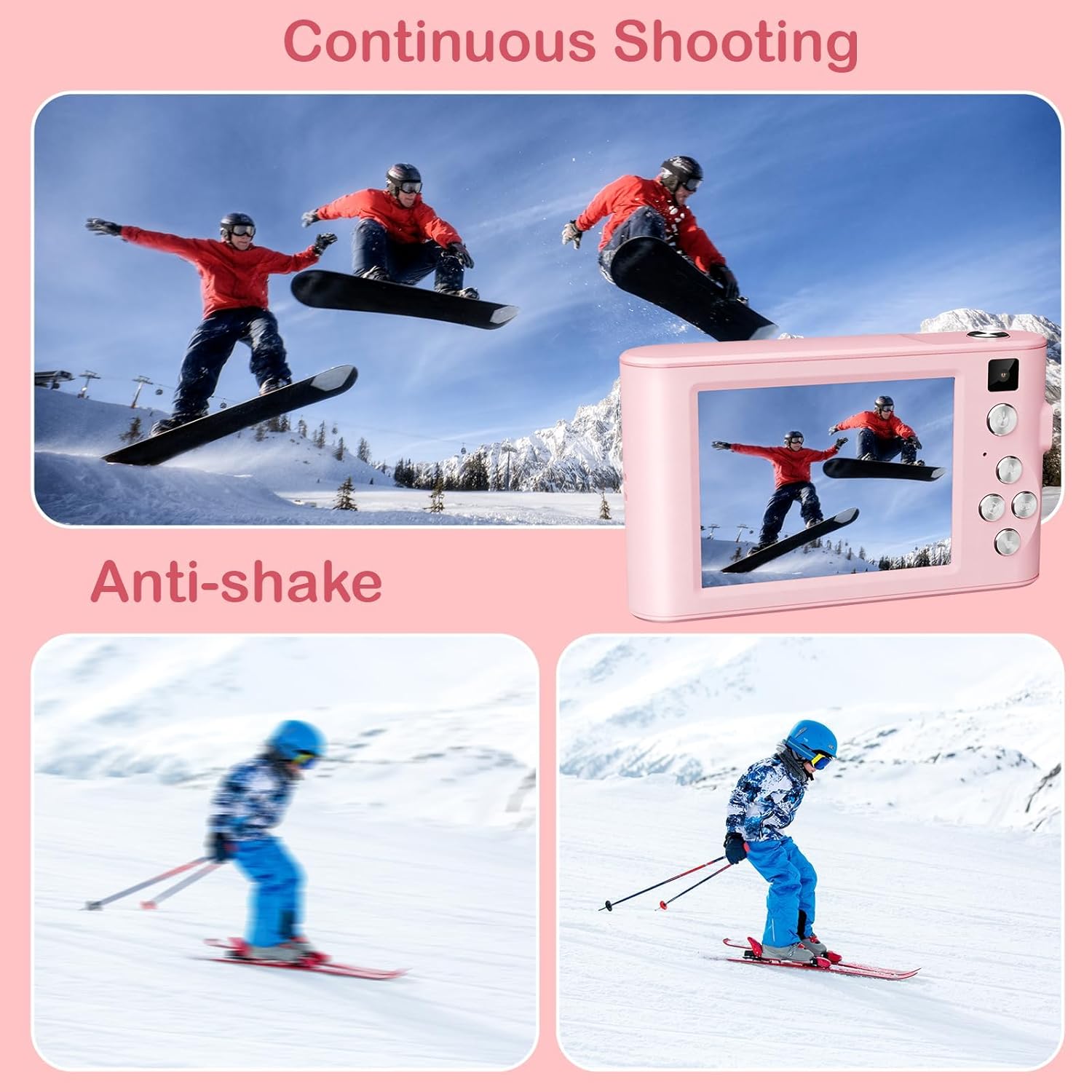 Kids Digital Camera 48MP 1080P with 32GB SD Card Z6 Fun Gift