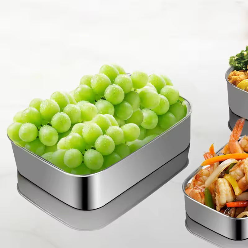 PUCOHOUSE Stainless Steel Food Storage Lunch Boxes Set