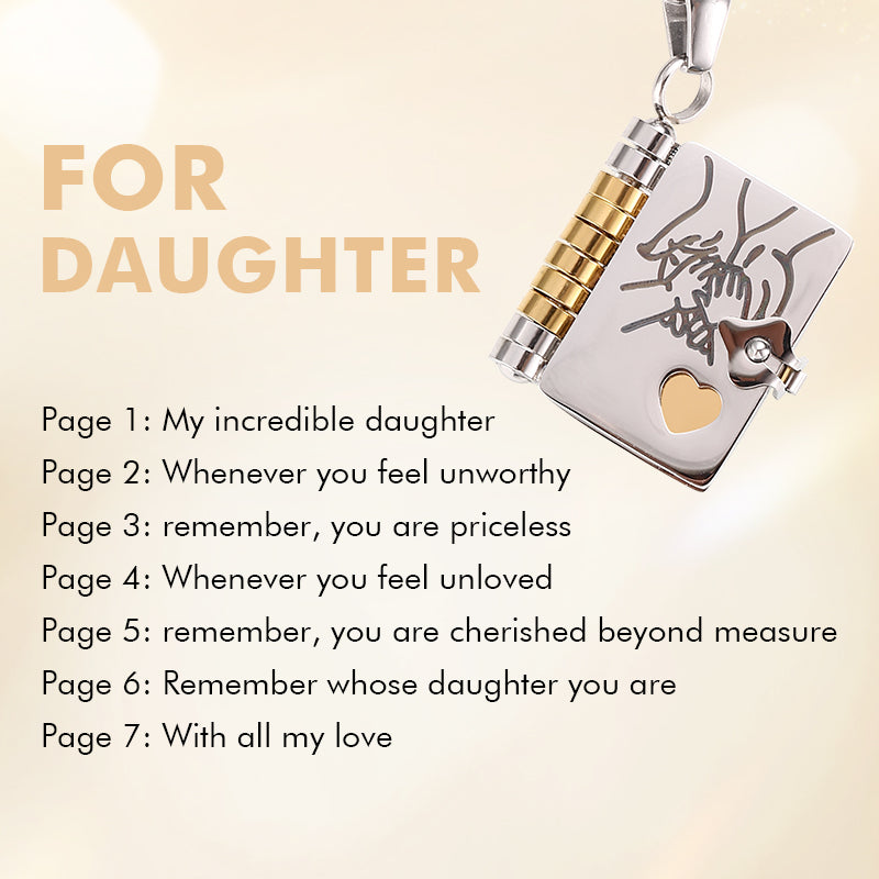 Luxury My Little Star Book Necklace Meaningful Gift Jewelry