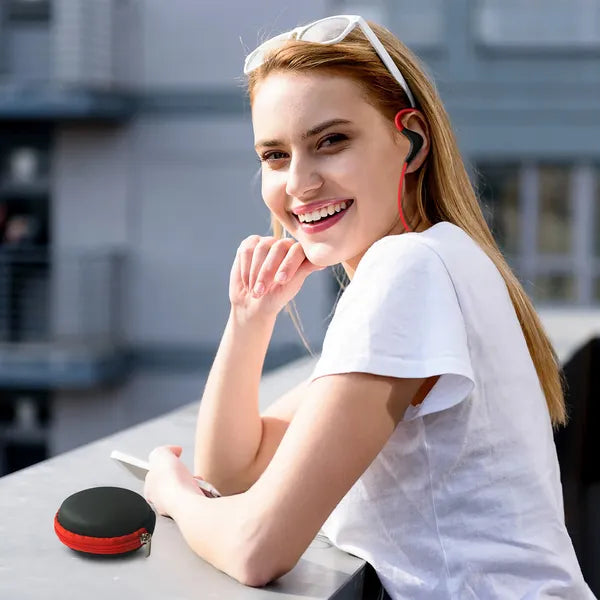 Wireless Sport Bluetooth Headset Sweatproof Noise Cancelling Earphones