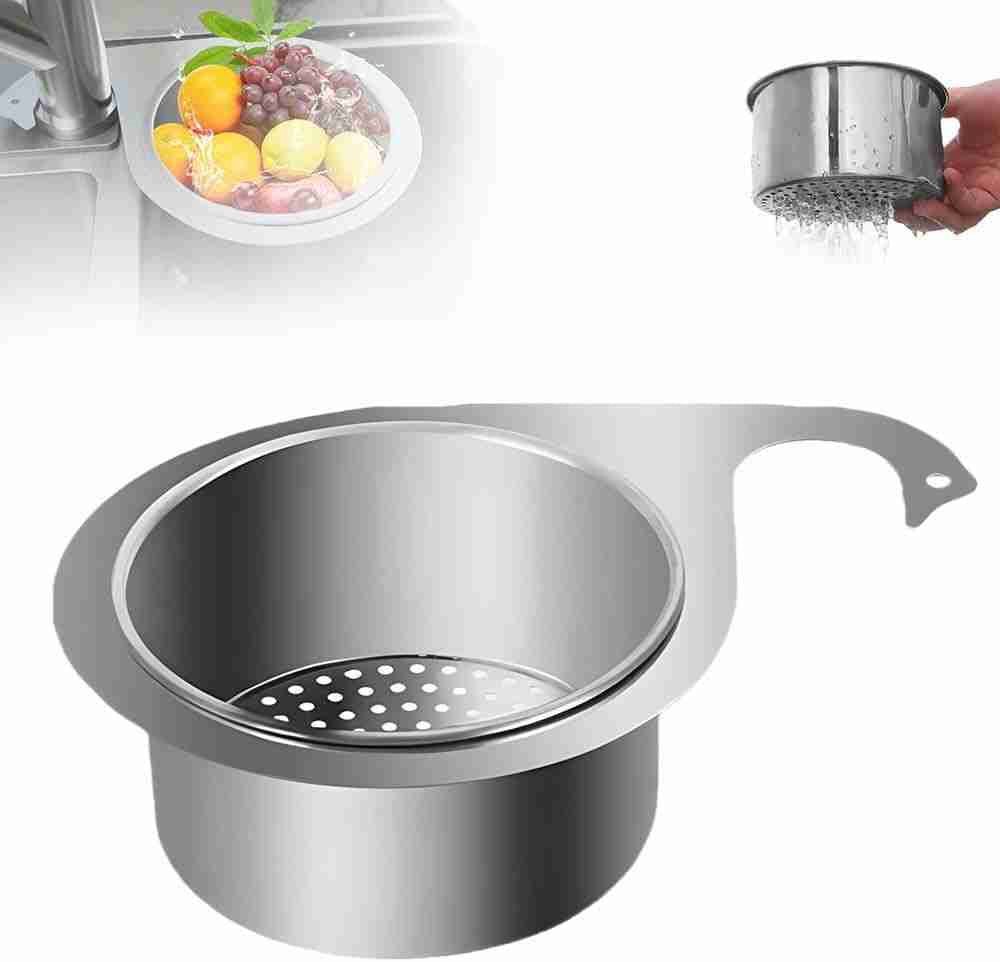 Stainless Steel Swan Sink Strainer Basket Drain Filter