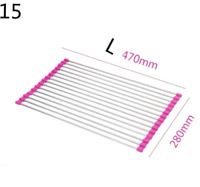 Folding Stainless Steel Kitchen Sink Rack