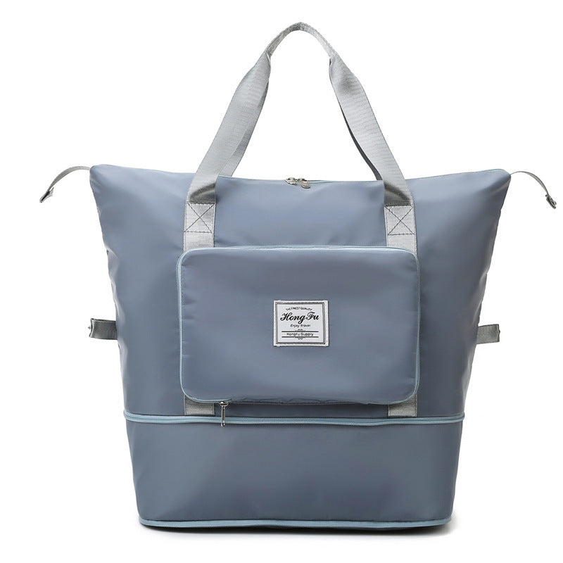 Dry and Wet Separation Sports Shoulder Bag Portable Gym Travel Tote