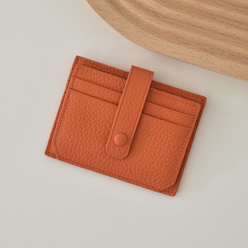 Ultra Thin Womens Card Holder Korean Style Multi Card Slot Slim Wallet