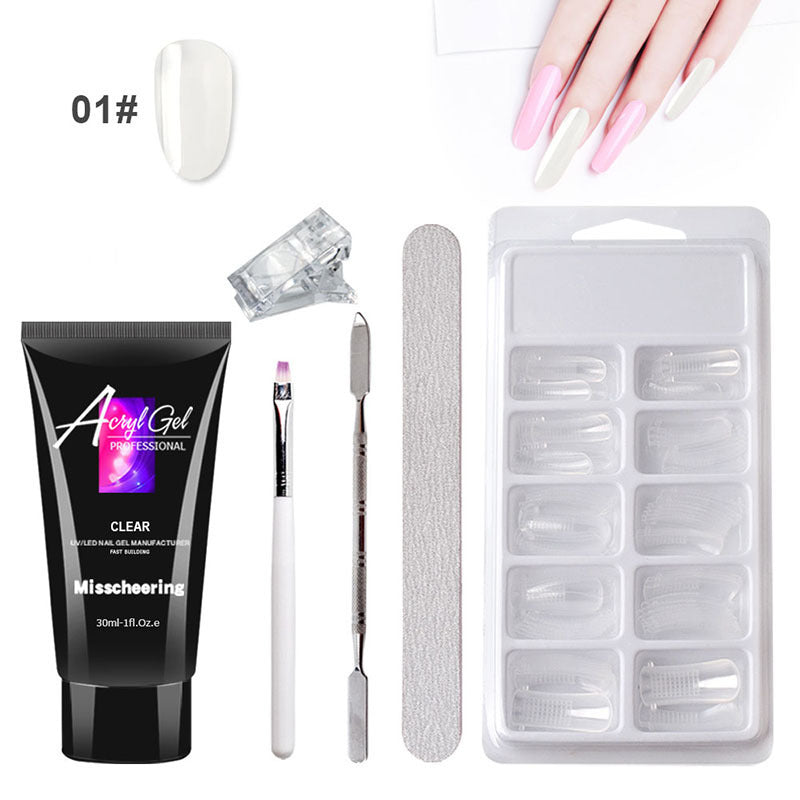 Painless Extension Crystal Gel Nail Art Set