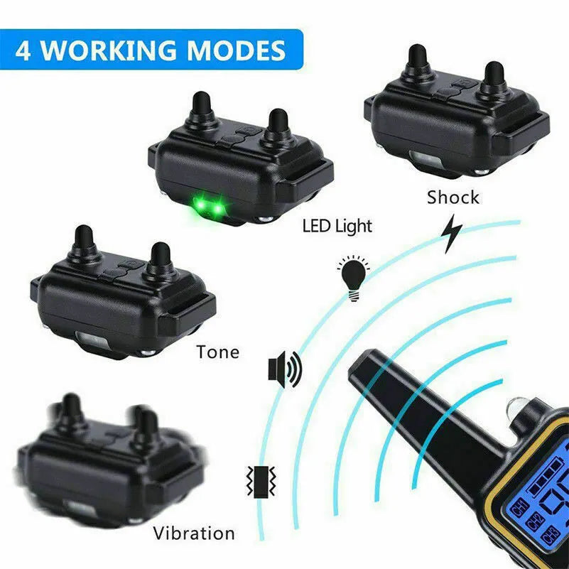 Premium Dog Training Collar with Remote and Waterproof Design