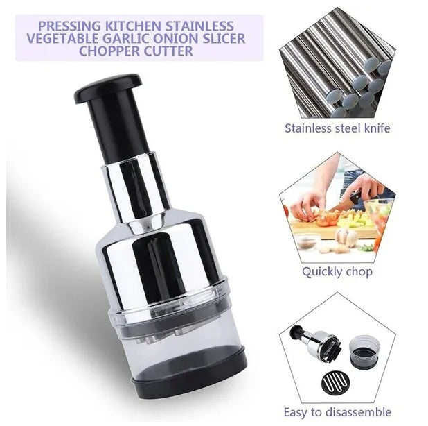 Vegetable Fruit Salad Hand Chopper Cutter Dicer