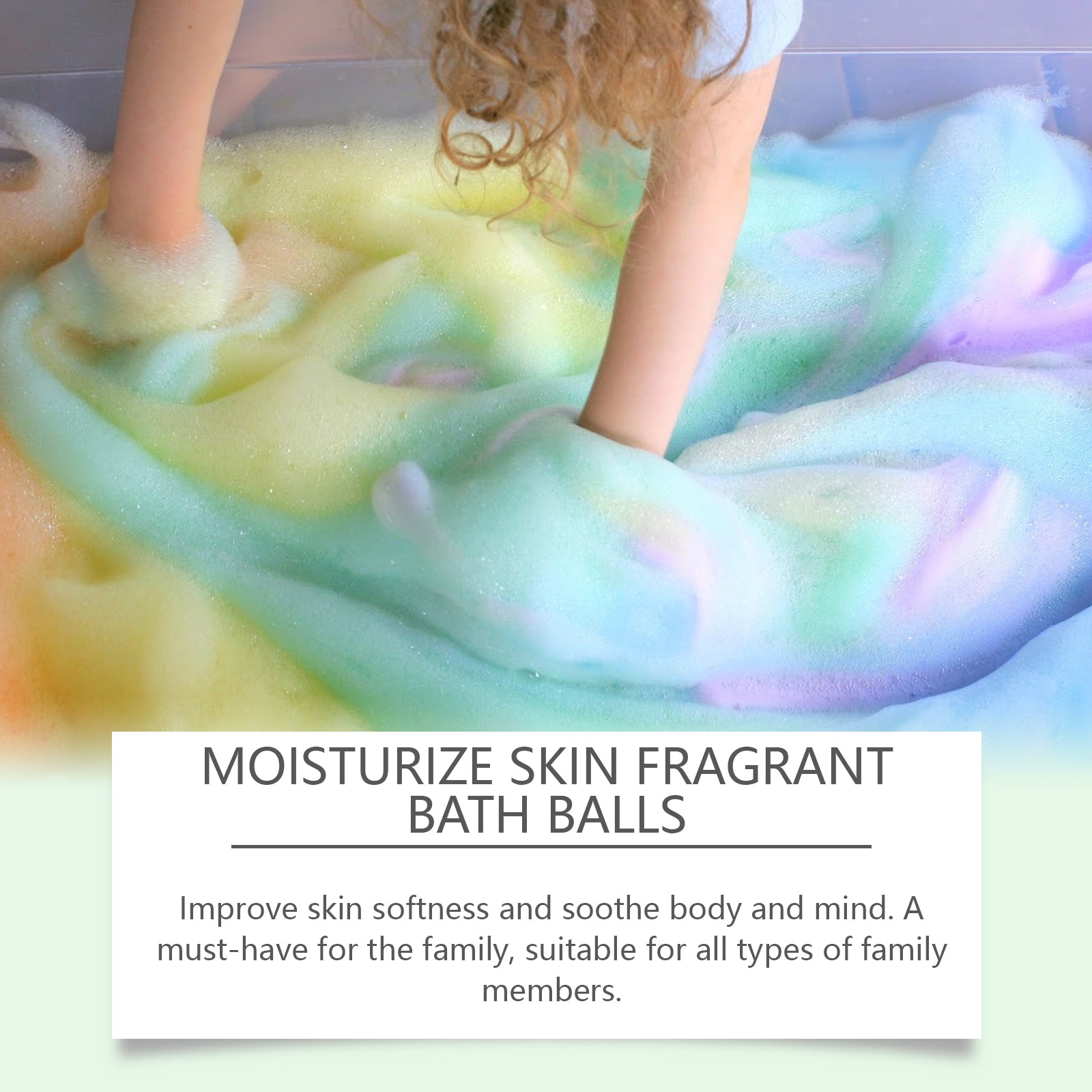 Plant Scented Fragrant Shower Ball for Moisturizing Body Clean & Skins