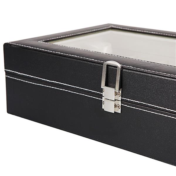 12 Slot High-End Watch Storage Box Luxury Organizer Case