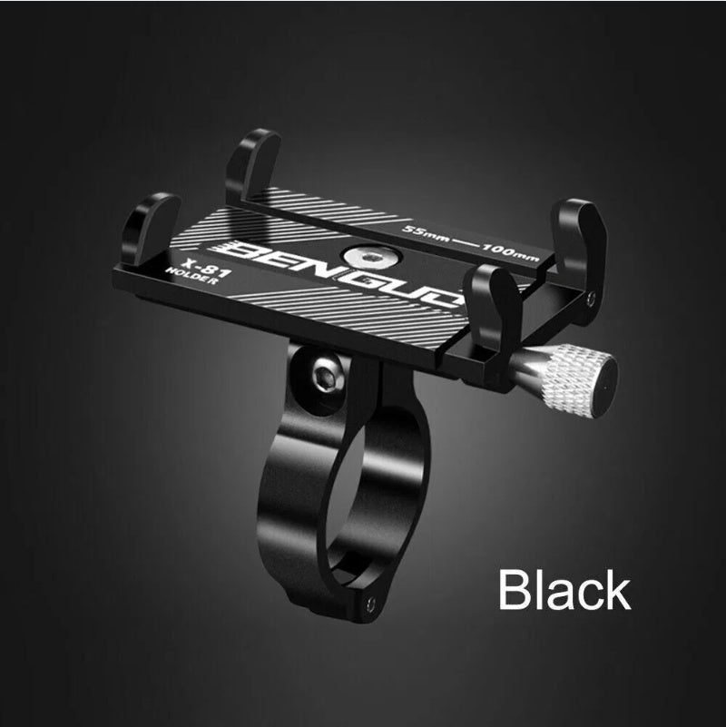 Aluminum Bike Phone Mount Handlebar Holder for GPS Secure