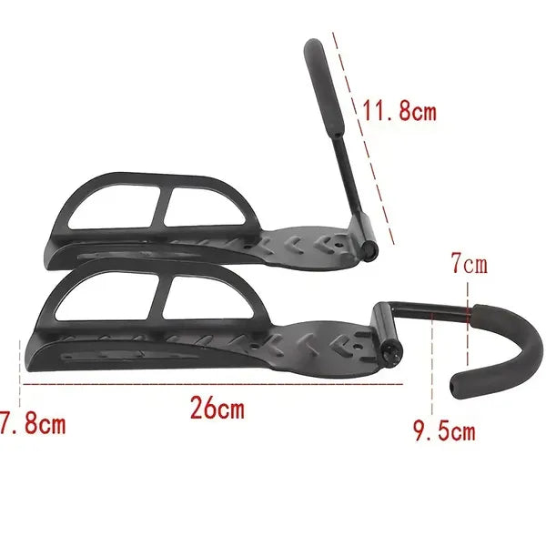 Heavy Duty Wall Bike Scooter Hook 50lbs Garage Storage Rack