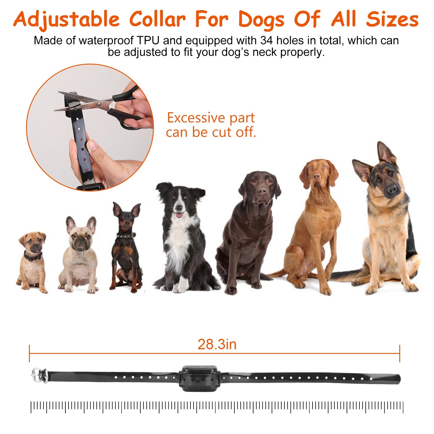 Underground Dog Fence System with 100 Levels Waterproof Receiver