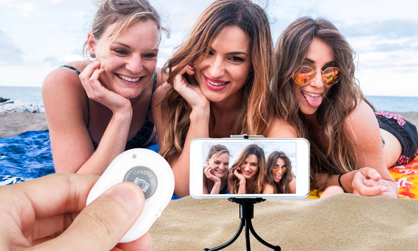 Wireless Shutter Remote for Android and iOS Camera Control