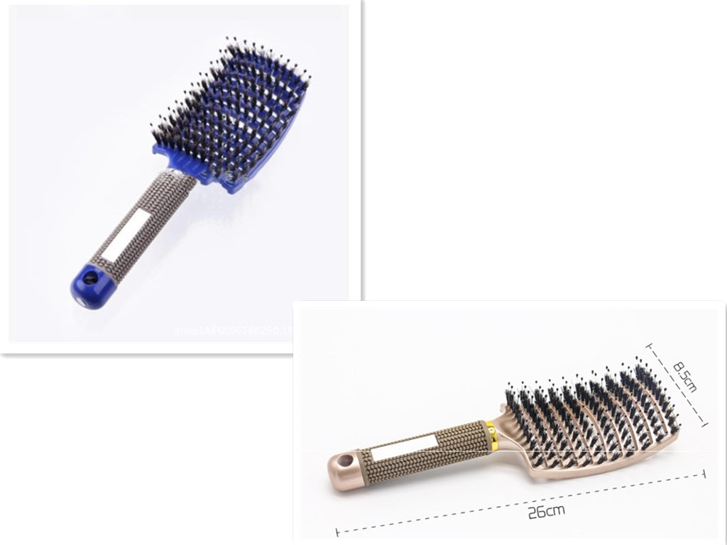 Bristle & Nylon Hair Brush for Detangling and Scalp Massage