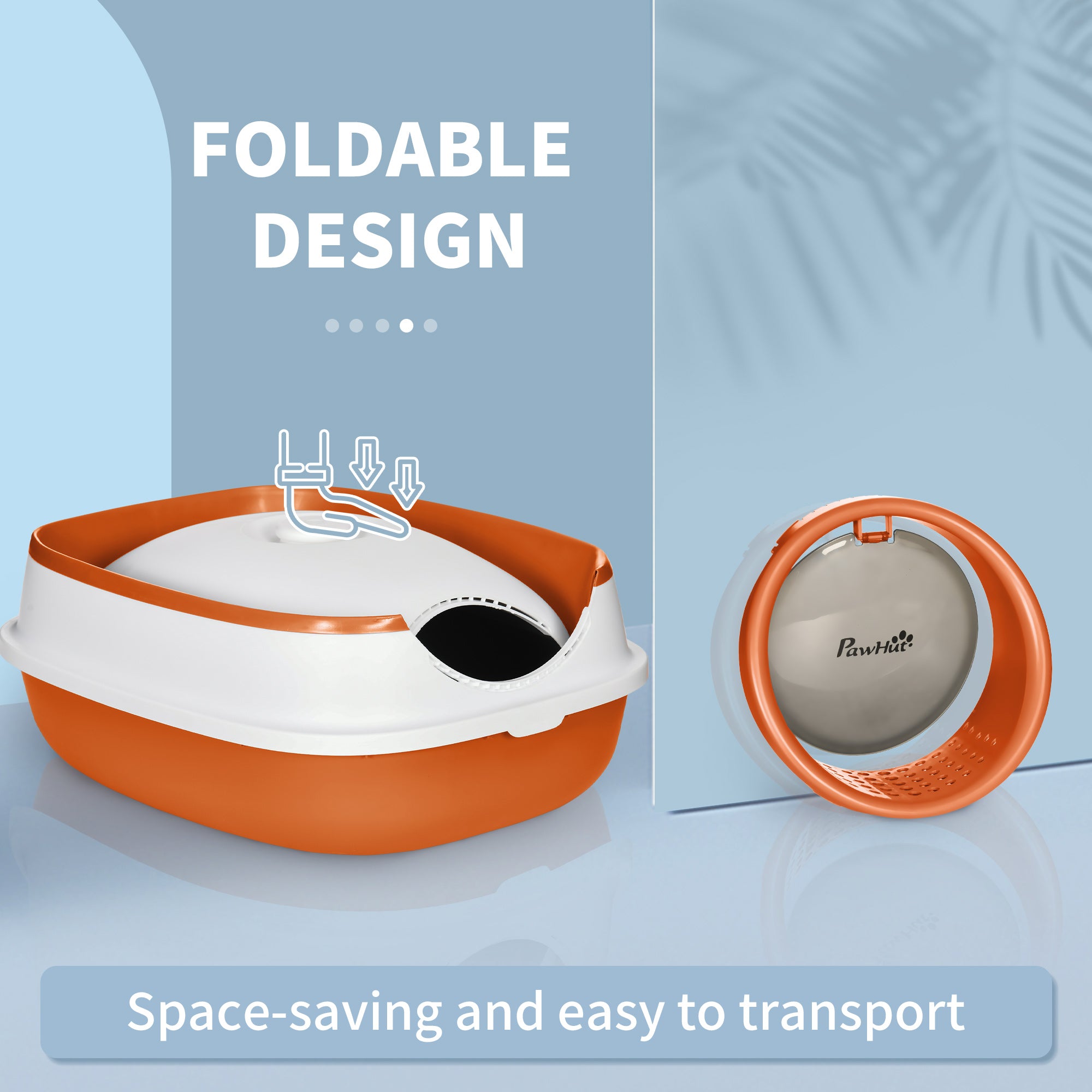 Premium Dome Covered Cat Litter Box with Lid for Privacy and Clean