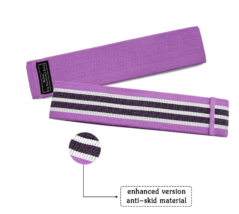 Resistance Hip Circle Elastic Fitness Squat Band for Glutes, Legs & Yoga Training