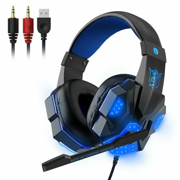 3.5mm Gaming Headset with Mic & LED