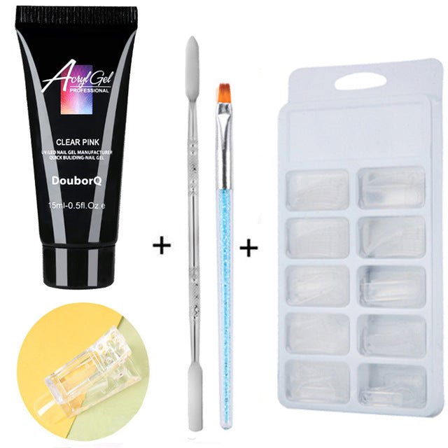 DIY Nail Polish Art for Nail Extensions