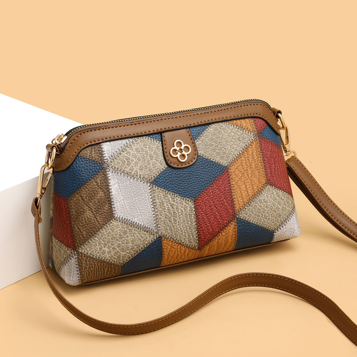 Bohemian Ethnic Crossbody Bag Niche Design Stylish Women Shoulder Bag