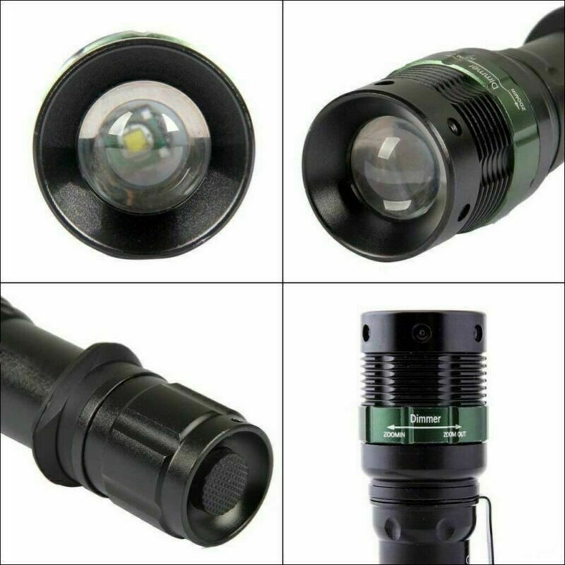Super Bright 90000LM LED Searchlight Rechargeable Flashlight