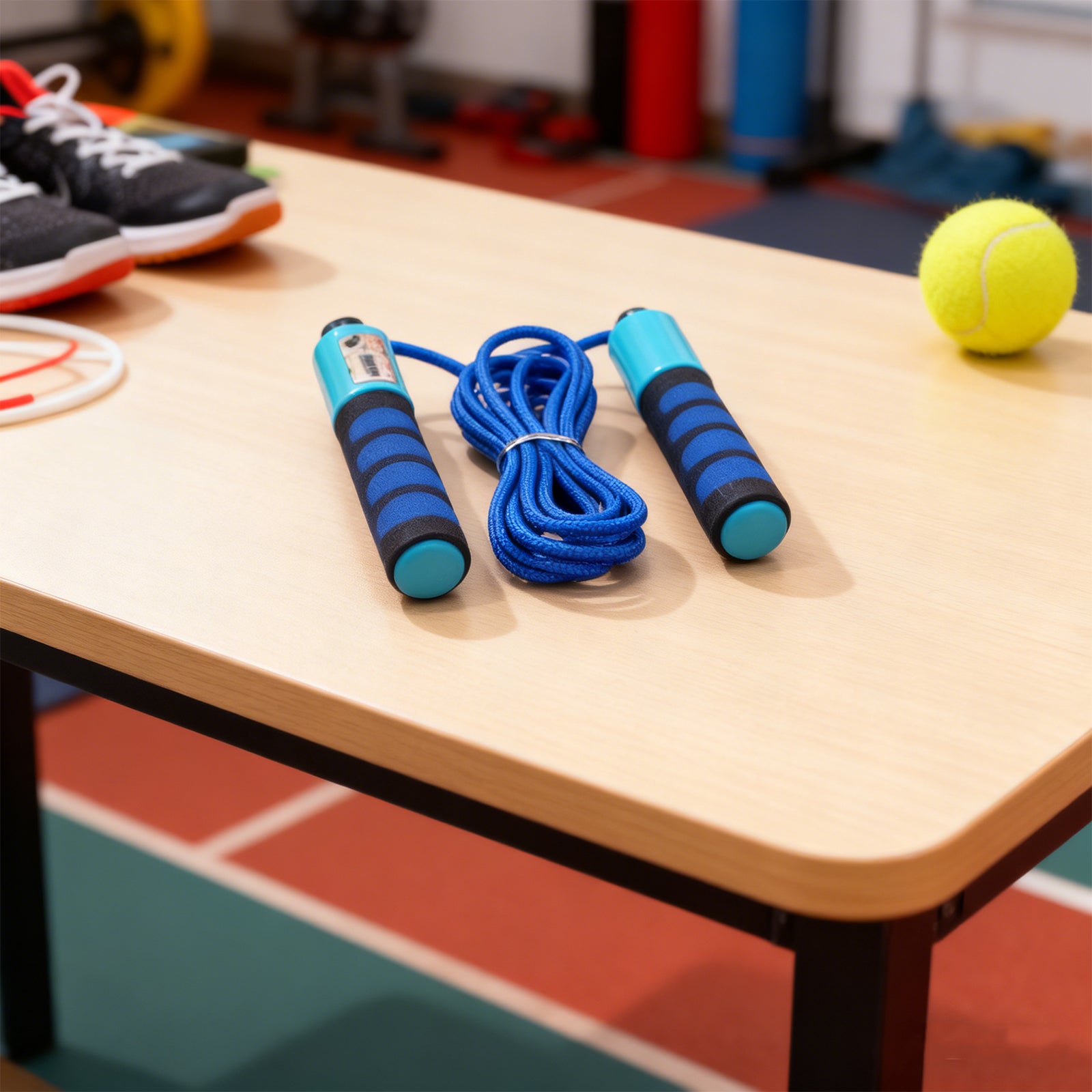Skipping Adjustable Fitness Jump Rope with Digital Counter for Cardio Workout