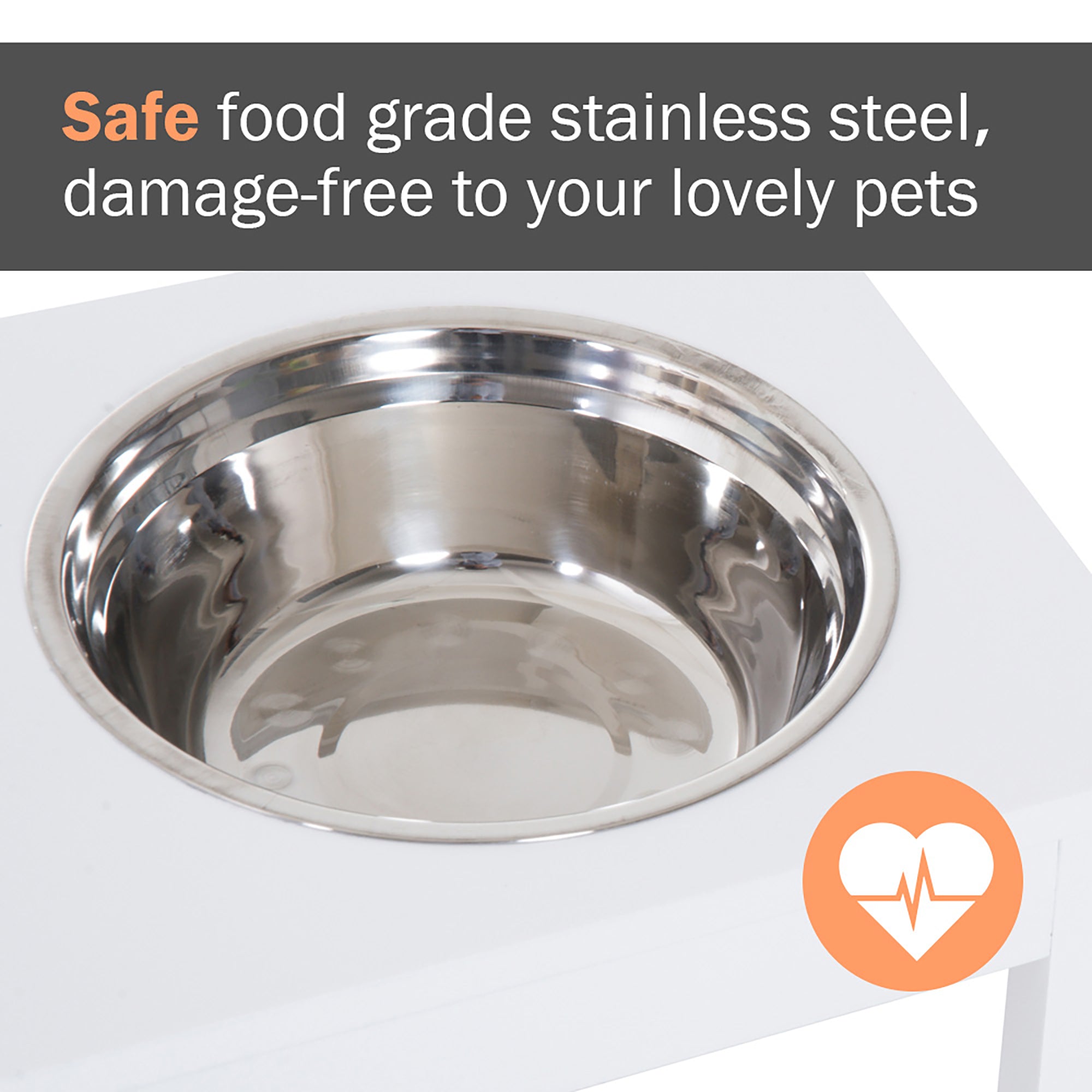 Modern Wooden Elevated Dog Bowls Decorative Raised Feeding Station