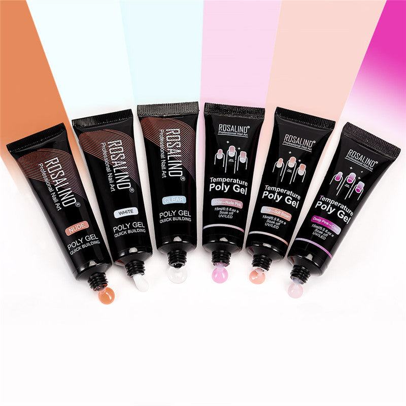 Multi-Color Solid Nail Extension Model Glue