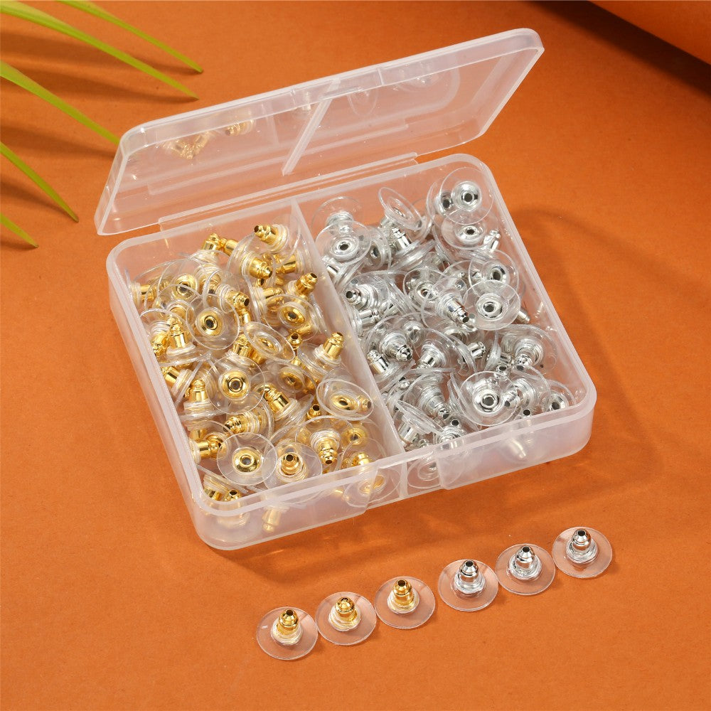 Essential 130PCS Earring Stoppers Set for Secure Jewelry Care