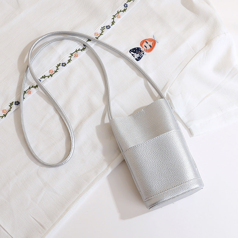 High Grade Soft Leather Mobile Phone Crossbody Bag for Women Stylish Use