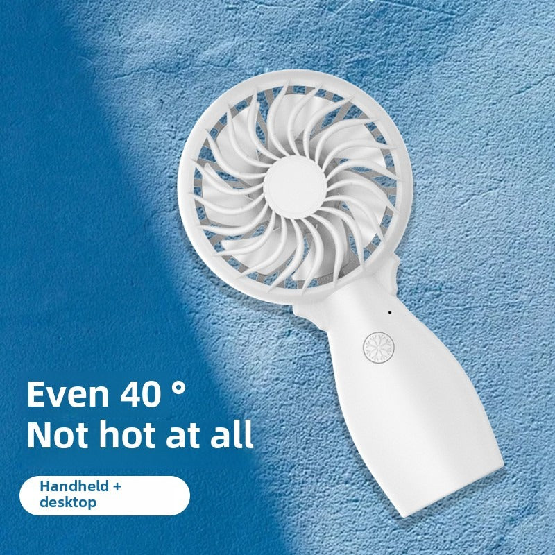 Portable Handheld Fan for Dorm Study Outdoor Work and Pet Care