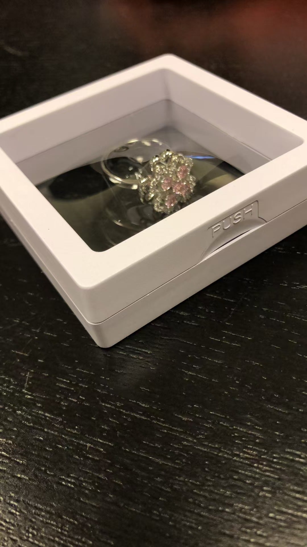 Luxury Clover Rotating Ring – Zircon Adjustable Lucky Jewelry