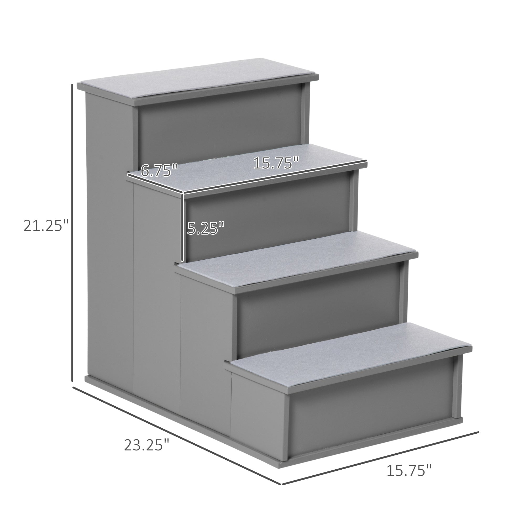 Premium Pet Stairs for Couch and Bed with Cushioned Cover