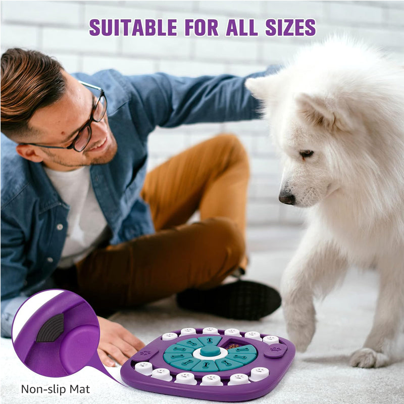 Interactive Dog Puzzle Toy Treat Dispenser for Mental Stimulation