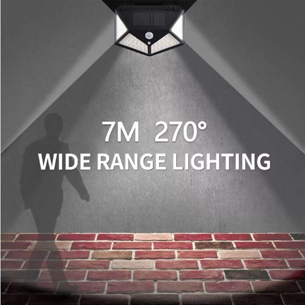 2-Pack 100 LED Solar Lights Outdoor Waterproof Garden Lighting Set