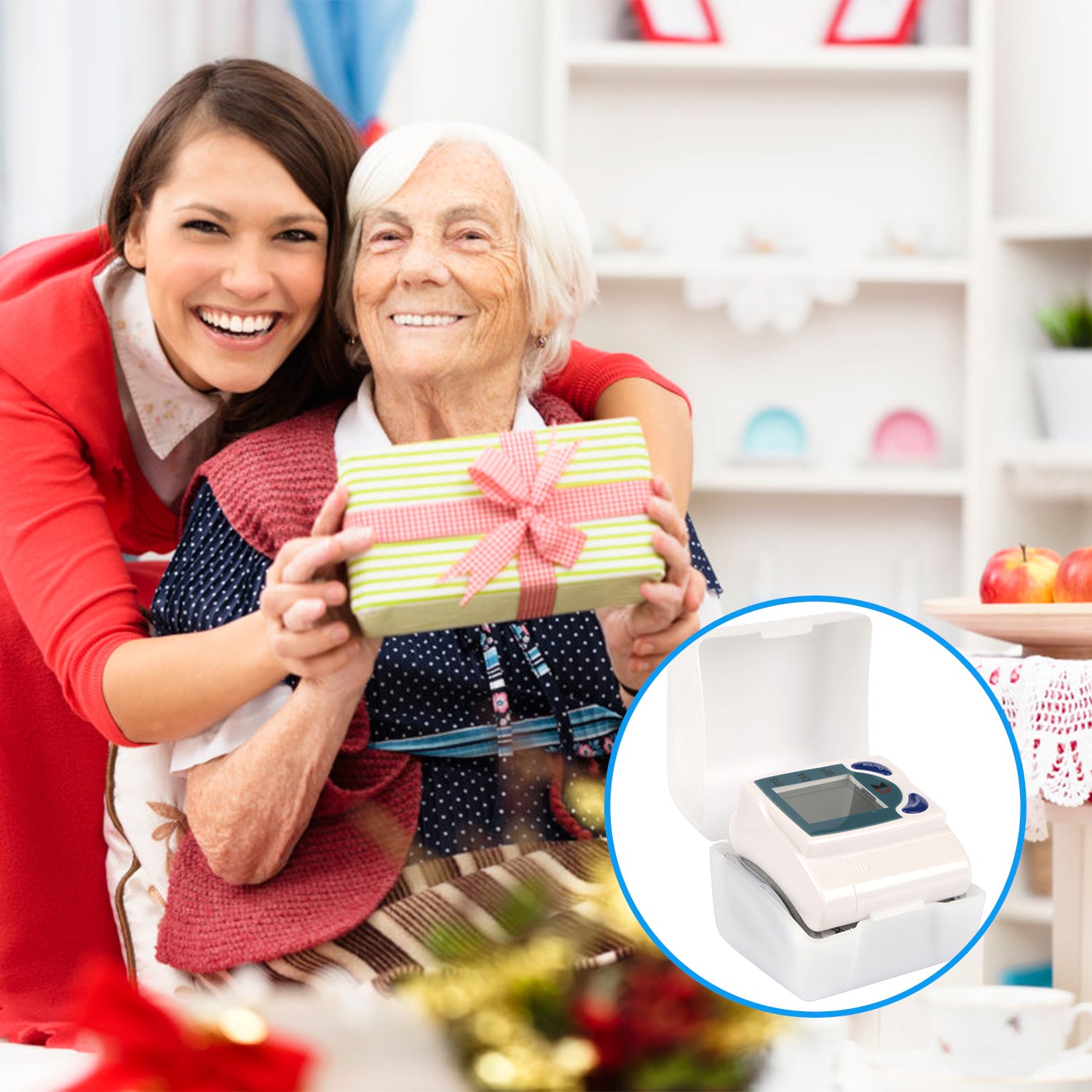 Wrist Blood Pressure Monitor Digital LCD Heart Rate Tester
